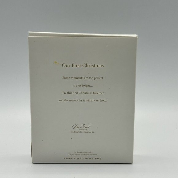 Hallmark Ornament Our First Christmas Wreath Heart * - Picture 6 of 12